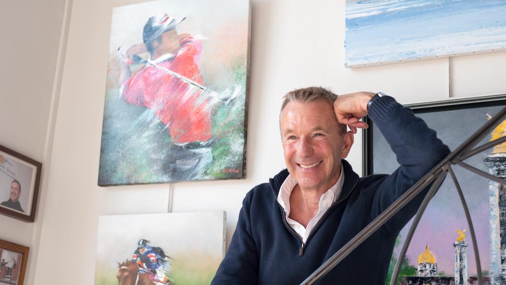 Victor at his studio in Paris, Sept. 2014