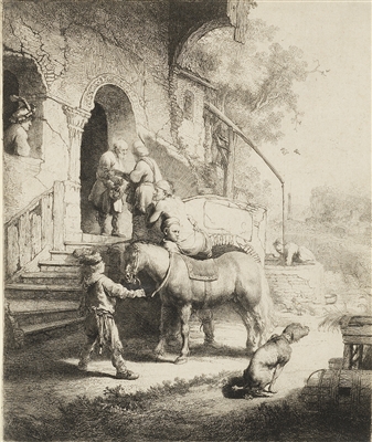 "The Good Samaritan" (1633), Rembrandt van Rijn Park West Gallery