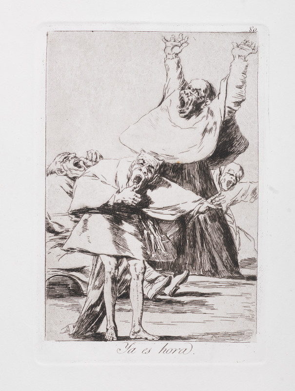 "It is Time" (c. 1799). Etching from Francisco Goya's Los Caprichos series.