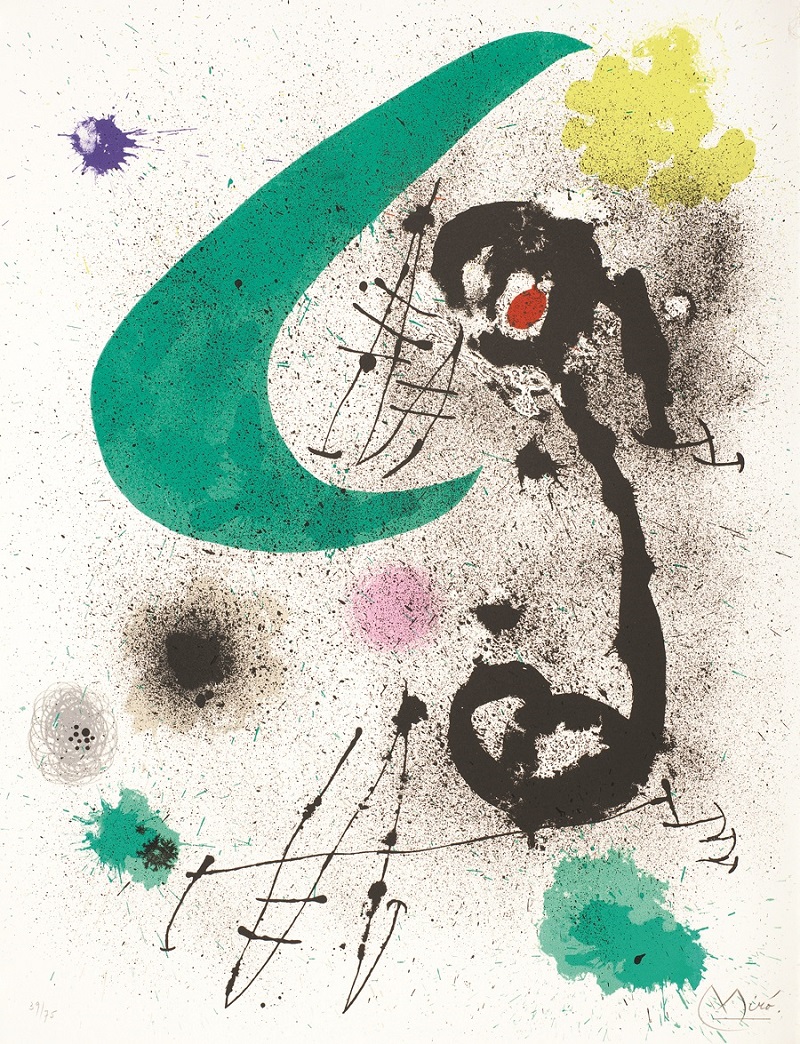 "Migratory Bird I" (1970), Joan Miró 
